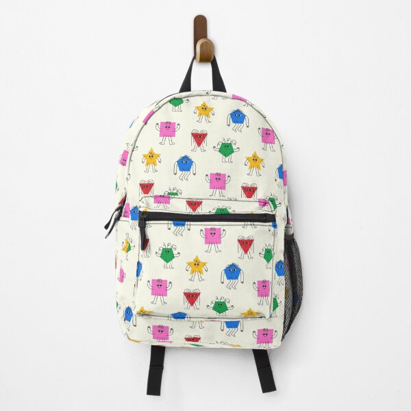 Item preview, Funny characters - triangles, squares, pentagons and stars with cute faces, arms and legs. designed and sold by Yaaaaay.