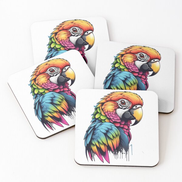 Item preview, Impressive design of a cute parrot for a t-shirt designed and sold by CharlieDesings.