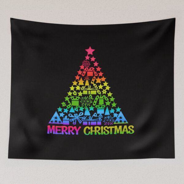 Item preview, The colorful Christmas tree in the pride style designed and sold by Atiel186.