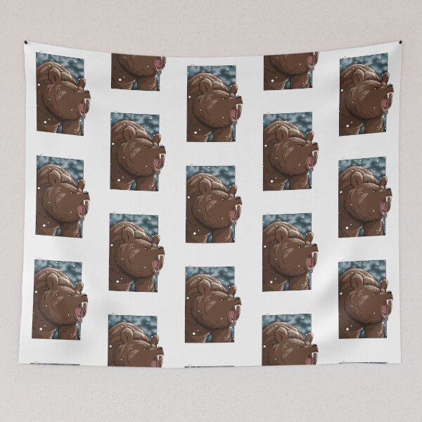 Item preview, Fierce Brown Bear designed and sold by Squeak Studio.