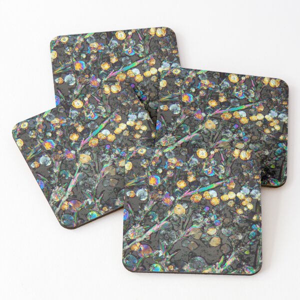 Item preview, Microscope photo of washing powder particles in polarized light designed and sold by Zosimus.