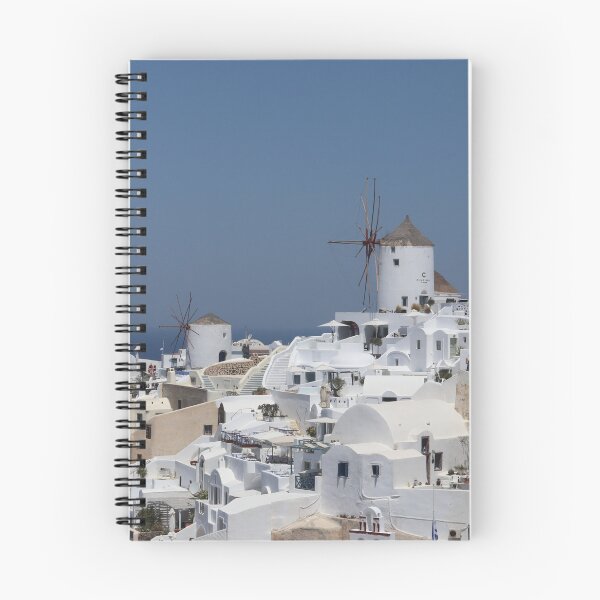 Item preview, Santorini windmills designed and sold by Elena Skvortsova.