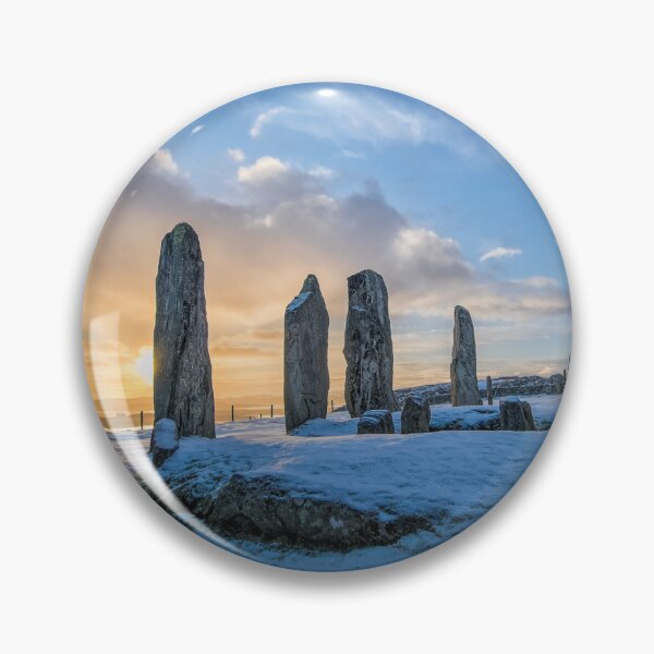 Item preview, Snowy Callanish Sunrise designed and sold by fairyfreak.
