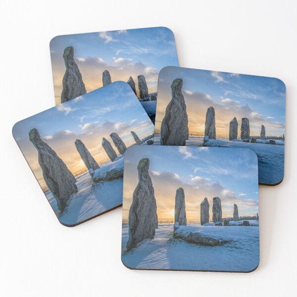 Item preview, Snowy Callanish Sunrise designed and sold by fairyfreak.