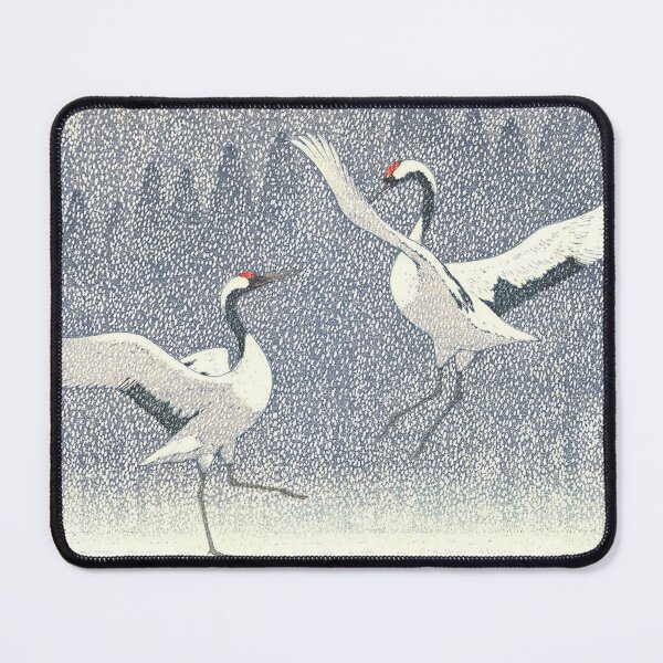 Item preview, Yoshida Toshi - Seirei no Mai (Dance of Eternal Love) (Red - crowned Crane) Vintage Art Japanese Woodblock Print East Asian Art Culture Art designed and sold by Ejaaz.