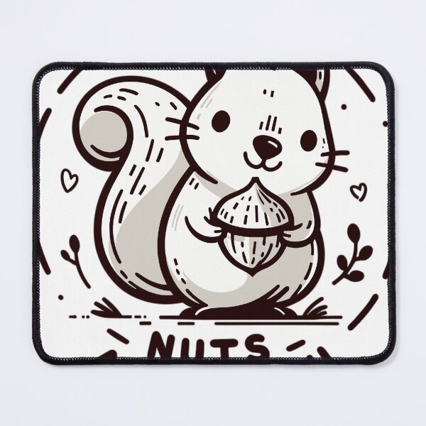 Item preview, Squirrel with nut designed and sold by LongIslandDesgn.