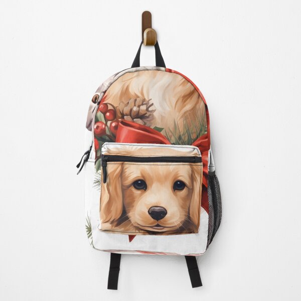 Item preview, Adorable dog and cat Christmas holiday print designed and sold by dcrc.