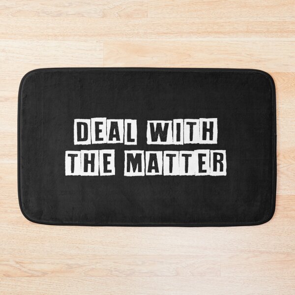 Item preview, Deal with the Matter - DnB t-shirt v2 designed and sold by CoffeeRocket81.