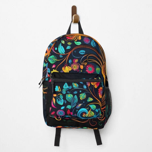 Item preview, Vibrant color doodle art tree print designed and sold by dcrc.