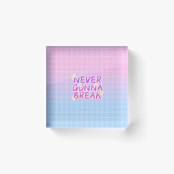 Artikel-Vorschau von Never Gonna Break Retro-Ästhetik-Motivations-Inspo-Design, designt und verkauft von Kayochine.
