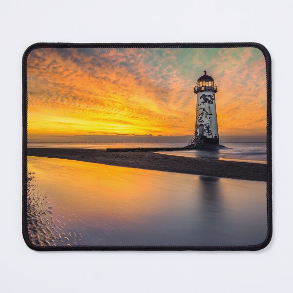 Item preview, Sunset At Talacre Lighthouse Wales designed and sold by AJEvans.
