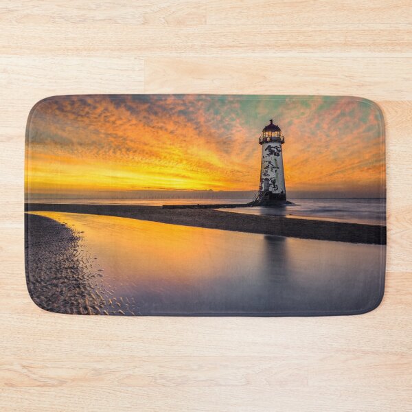 Item preview, Sunset At Talacre Lighthouse Wales designed and sold by AJEvans.