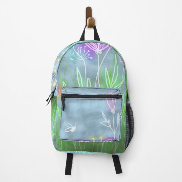 Item preview, Watercolor flowers, beautiful, wild leaves /2 -  white, green, dark green, light colors, botanical pattern. designed and sold by My-fake-places.