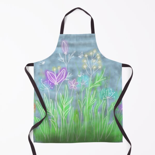 Item preview, Watercolor flowers, beautiful, wild leaves /2 - white, green, dark green, light colors, botanical pattern. designed and sold by My-fake-places.
