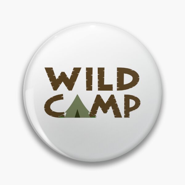 Item preview, WILD CAMP Typography+Tent Illustration designed and sold by NataliePaskell.