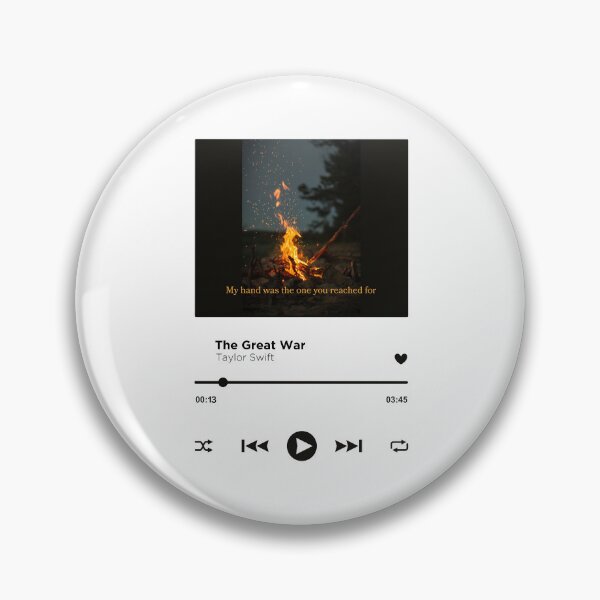 Item preview, Taylor Swift Midnights Era - THE GREAT WAR - music player designed and sold by LenasVersion.