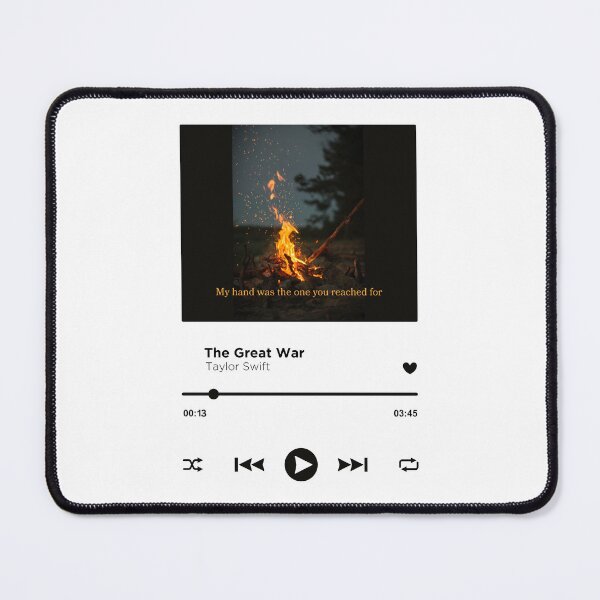 Item preview, Taylor Swift Midnights Era - THE GREAT WAR - music player designed and sold by LenasVersion.