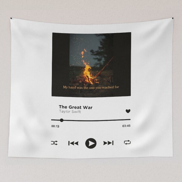 Item preview, Taylor Swift Midnights Era - THE GREAT WAR - music player designed and sold by LenasVersion.