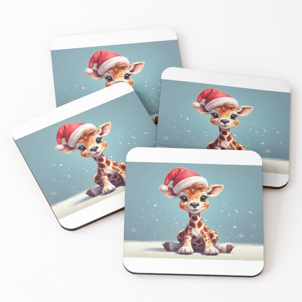 Item preview, Adorable Christmas Giraffe animal designs. designed and sold by cannon777.