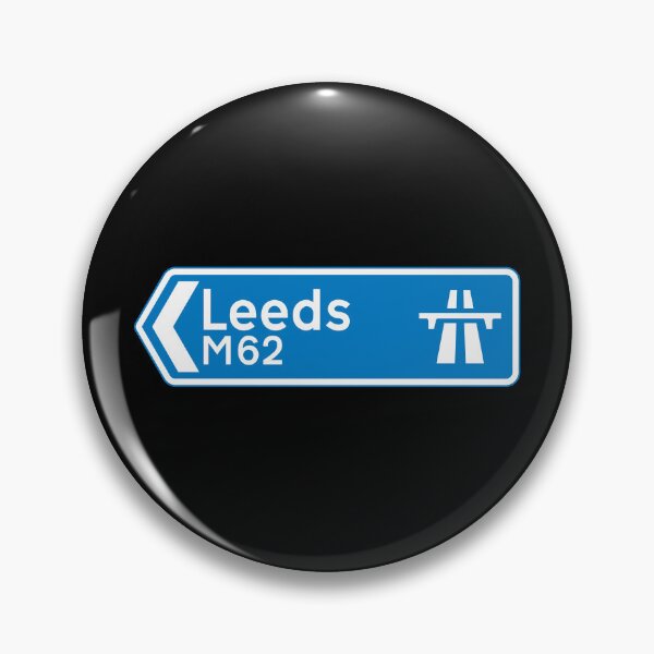 Item preview, Leeds Bound - Blue M62, M1, A1(M) Motorway Sign designed and sold by WilliamsonMedia.