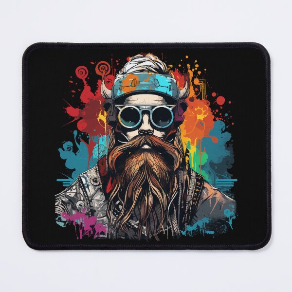 Item preview, Modern Viking Nordmann design colorful designed and sold by Andrea-Design.