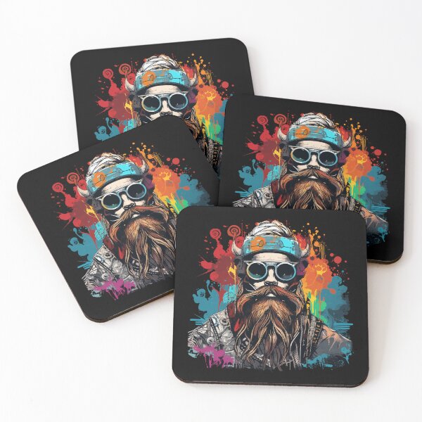Item preview, Modern Viking Nordmann design colorful designed and sold by Andrea-Design.
