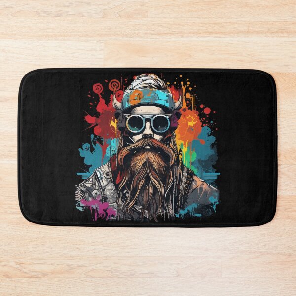 Item preview, Modern Viking Nordmann design colorful designed and sold by Andrea-Design.