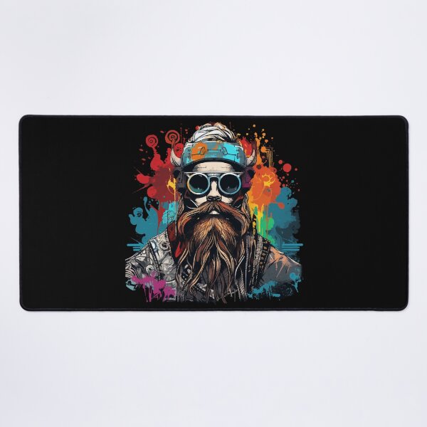 Item preview, Modern Viking Nordmann design colorful designed and sold by Andrea-Design.