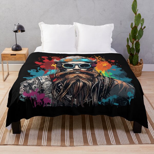 Item preview, Modern Viking Nordmann design colorful designed and sold by Andrea-Design.