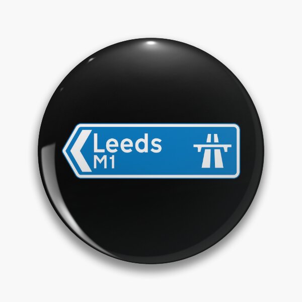 Item preview, Leeds Bound - Blue M62, M1, A1(M) Motorway Sign designed and sold by WilliamsonMedia.