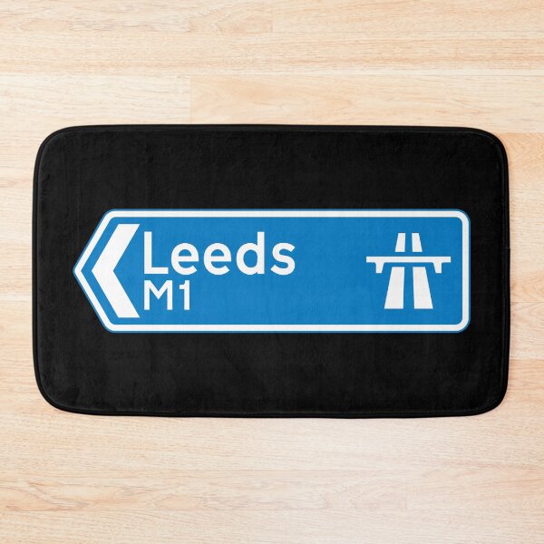Item preview, Leeds Bound - Blue M62, M1, A1(M) Motorway Sign designed and sold by WilliamsonMedia.