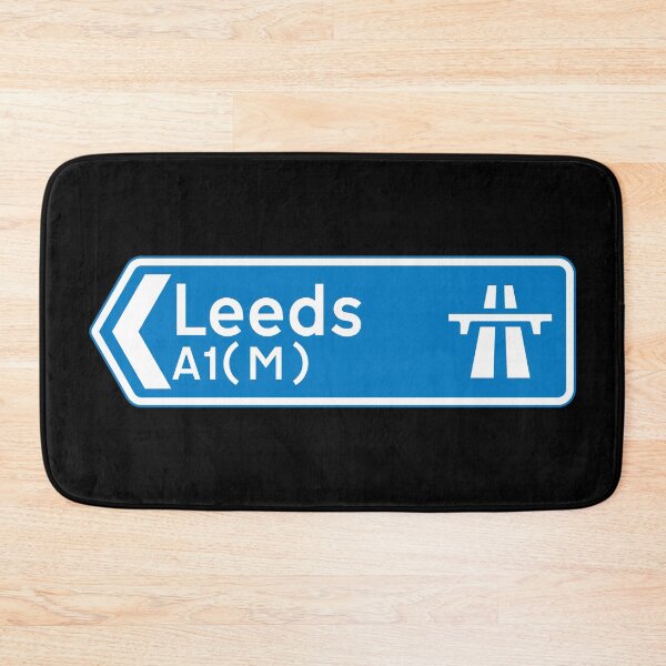 Item preview, Leeds Bound - Blue M62, M1, A1(M) Motorway Sign designed and sold by WilliamsonMedia.