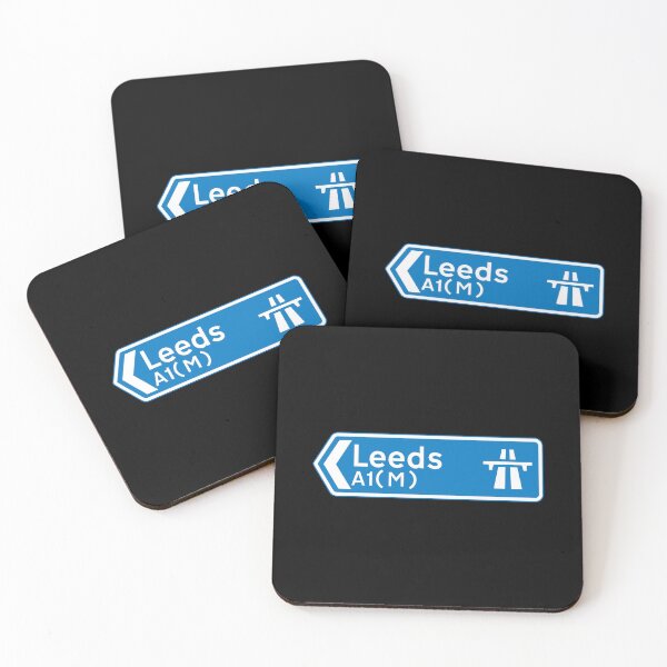Item preview, Leeds Bound - Blue M62, M1, A1(M) Motorway Sign designed and sold by WilliamsonMedia.