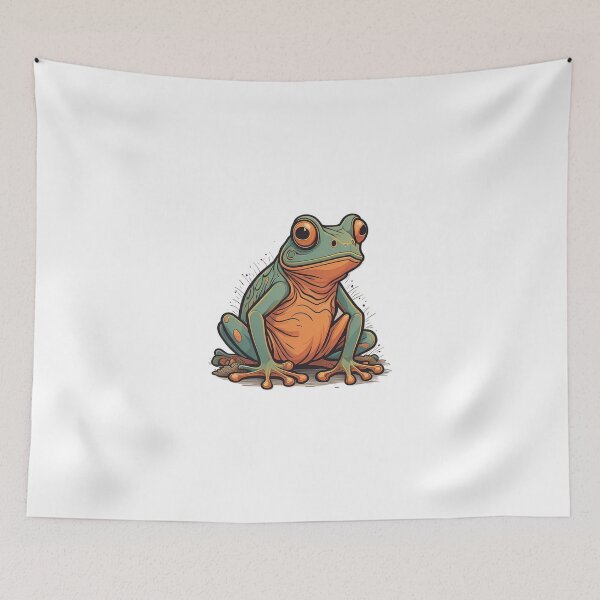 Item preview, Frog cartoon vector illustration for your design designed and sold by Sanan Israyilli.