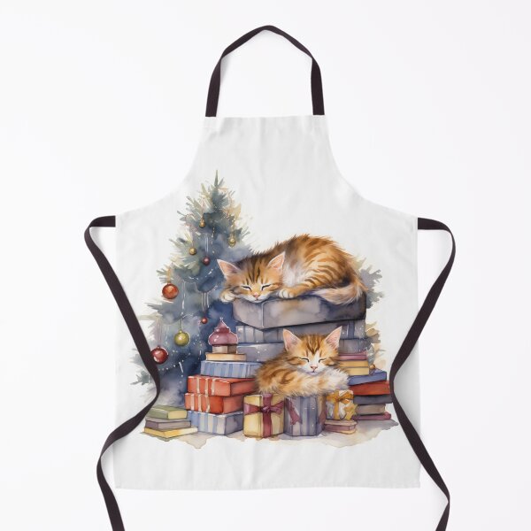 Item preview, Christmas Library Cats (Watercolor) designed and sold by Samuelsboro.