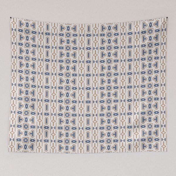 Item preview, Golden Elegance Unveiled - Textile Symmetry in Seamless Patterns designed and sold by Looming Lines.