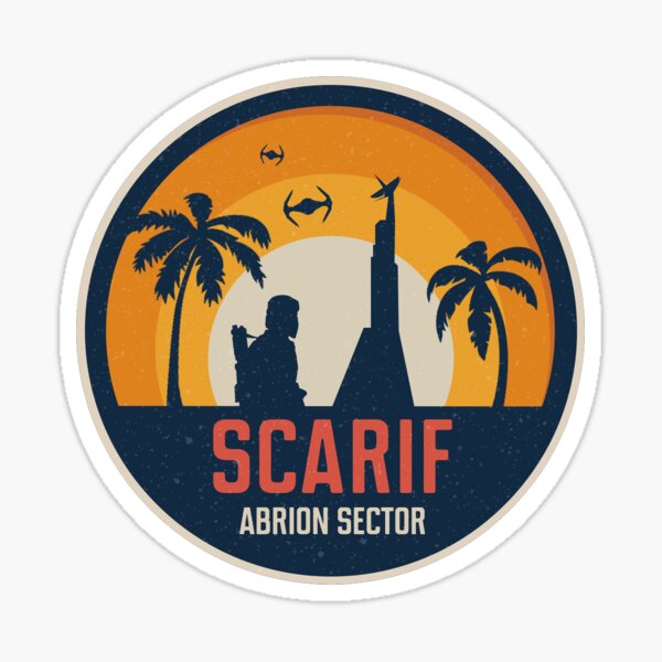 Item preview, Scarif Abrion Sector Vacation Sticker designed and sold by WeaselOverflow.