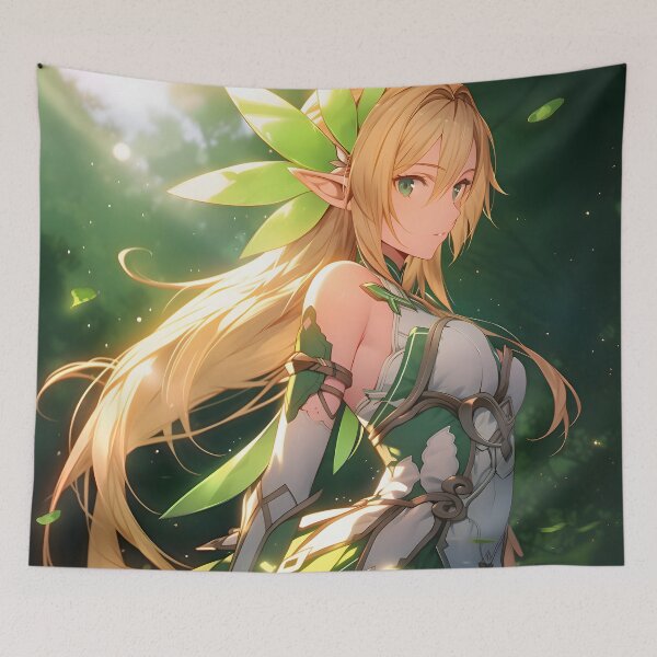 Item preview, Leafa SAO Cute Anime Girl designed and sold by DGitaldreamgirl.