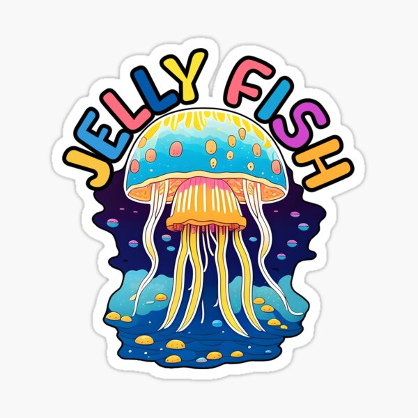 Animal Alphabet - J for Jellyfish Sticker