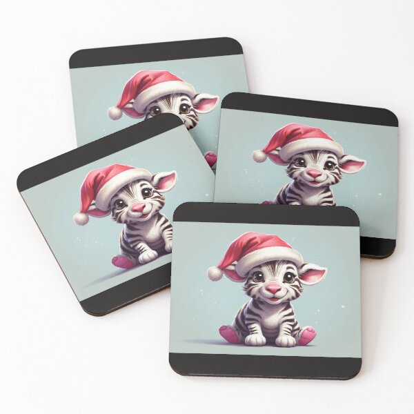 Item preview, Get into the festive spirit with our adorable Zebra Christmas animal designs! designed and sold by cannon777.