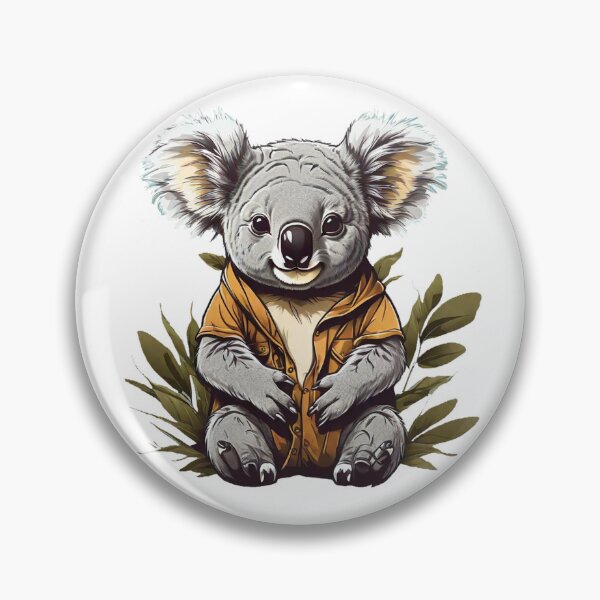 Item preview, KOALA SITTING IN THE LEAVES  designed and sold by PGAart.