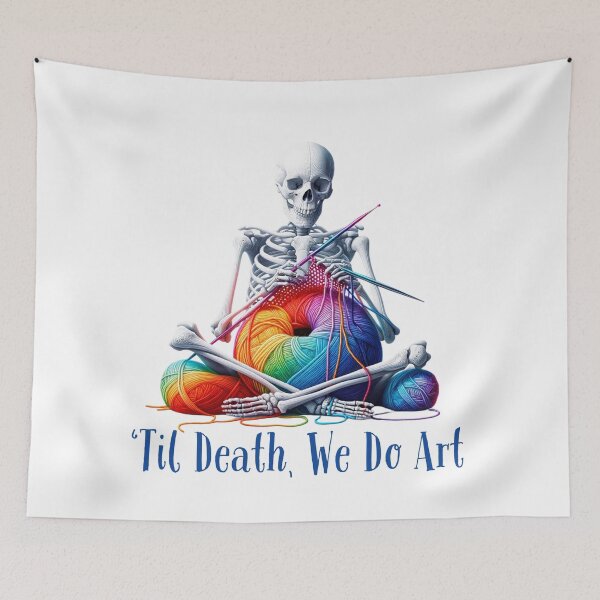 Item preview, 'Til Death, We Do Art: Crocheting designed and sold by sphericalearth.