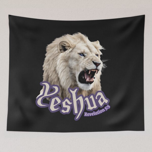 Item preview, Yeshua (Lion of Judah purple) designed and sold by Tripp Art Studio.