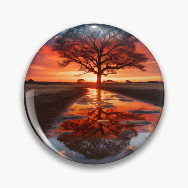 Item preview, Lone Tree at Dusk designed and sold by Pati-Design.