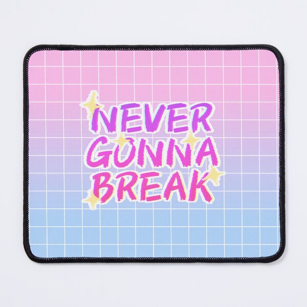 Item preview, Never Gonna Break aesthetic retro motivational inspo design designed and sold by Kayochine.