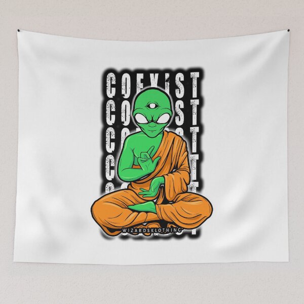 Item preview, Coexist Alien designed and sold by wizardsklothing.