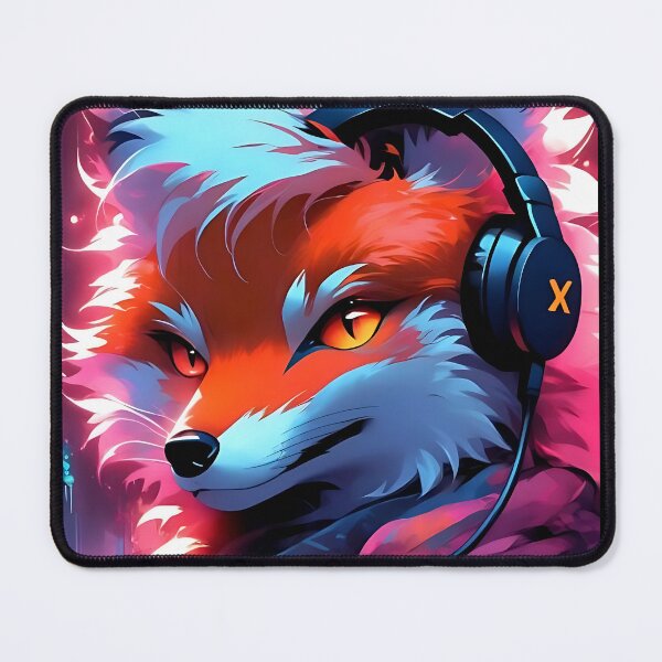 Item preview, Cool fox with headphones  designed and sold by Trendy-Artistry.