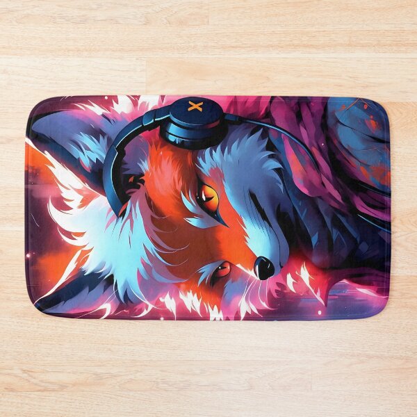 Item preview, Cool fox with headphones  designed and sold by Trendy-Artistry.