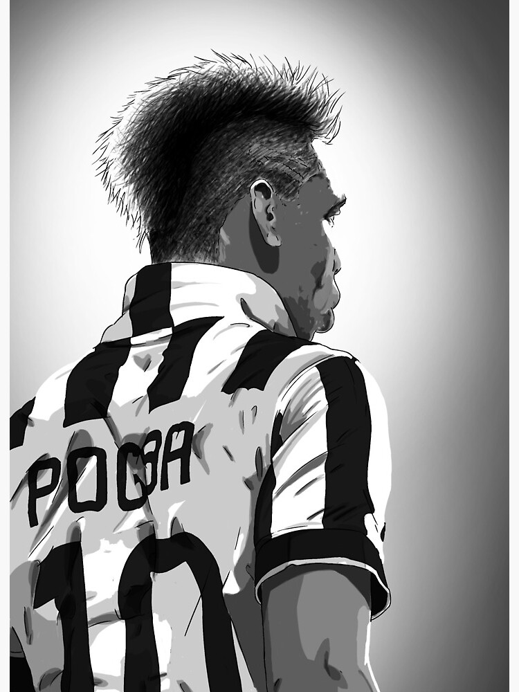  Paul Pogba Poster - Juventus Art : Handmade Products