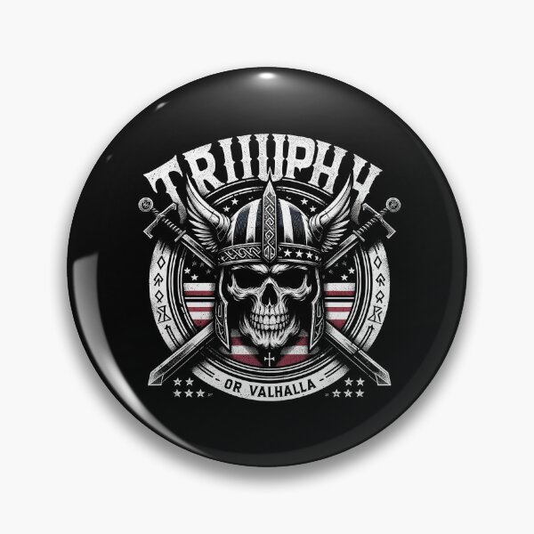 Item preview, Viking Skull Triumph or Valhalla Graphic designed and sold by UTCOMERCH.